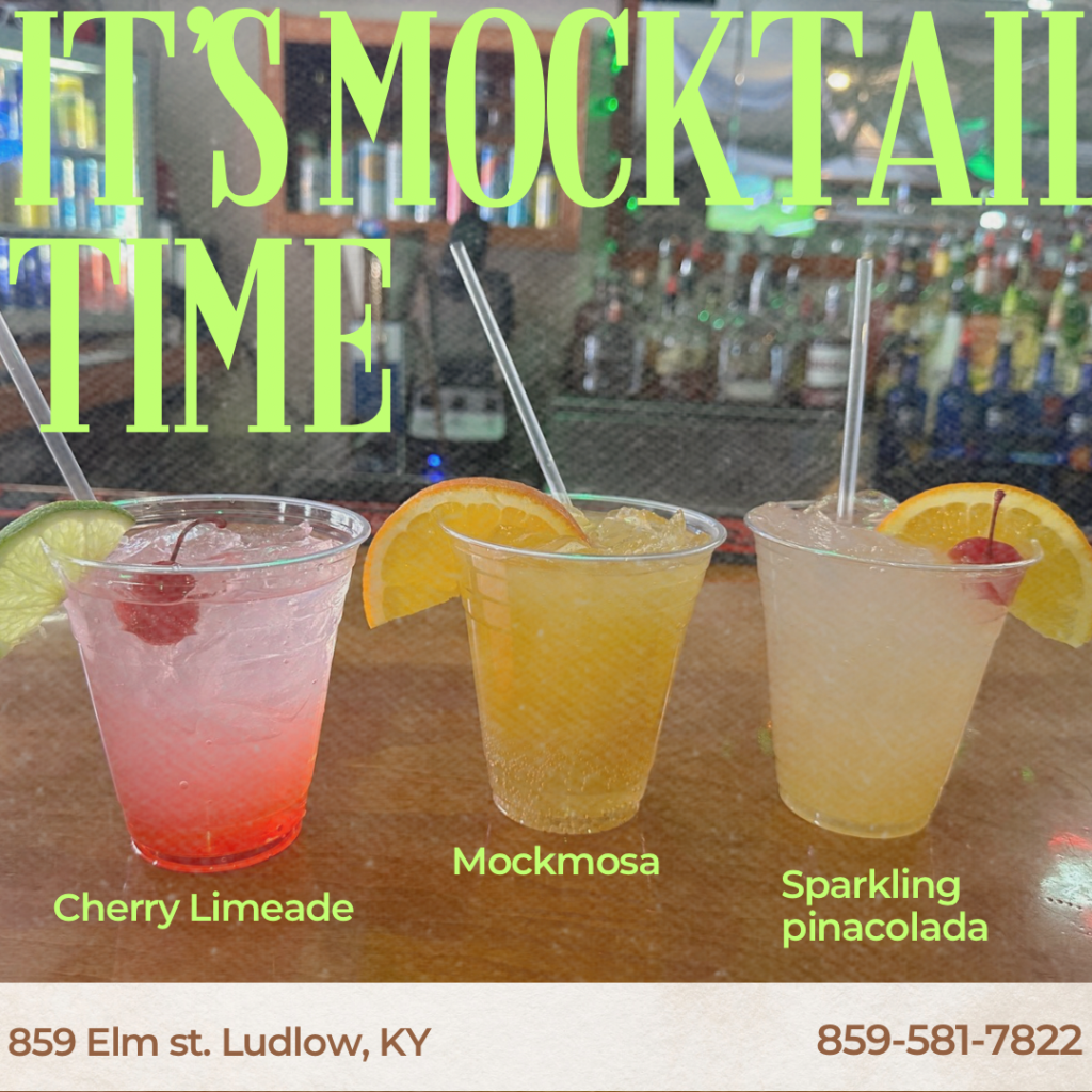 beige and green retro vintage aesthetic bar cocktail time promotion instagram post